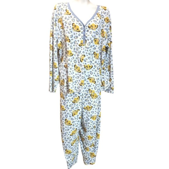 Women’s 2 Pc Disney The Lion King Simba Pajama Set Super Soft Fleece size 3X - Picture 11 of 11